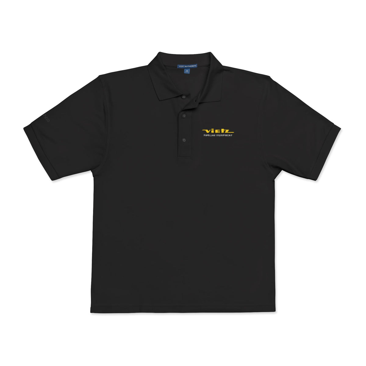 VIETZ Black Unisex Polo Shirt (Embroidery)