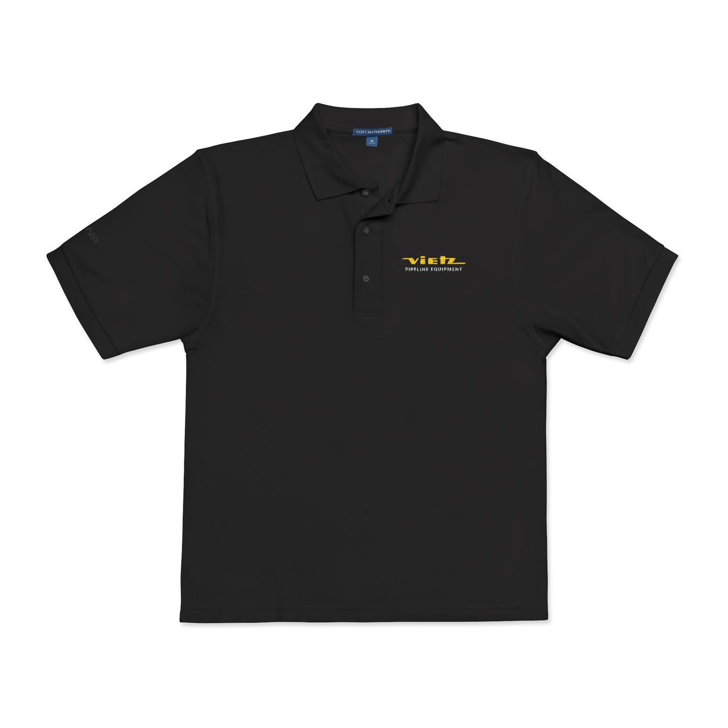 VIETZ Black Unisex Polo Shirt (Embroidery)