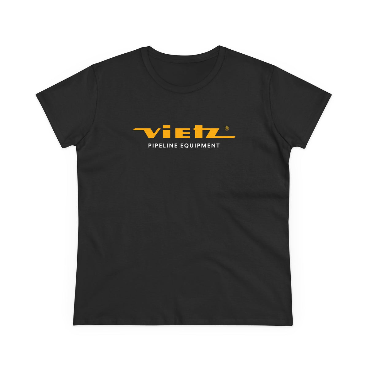 Vietz Women's Midweight Cotton Tee Black