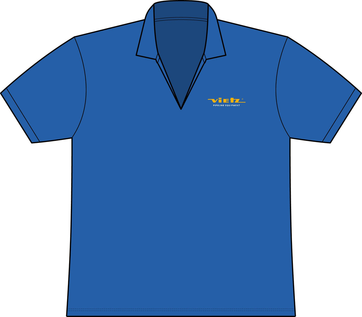 Vietz Women's Performance Staff Polo Blue