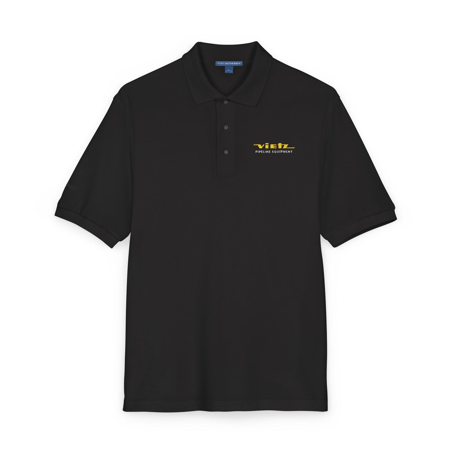 VIETZ Black Unisex Polo Shirt (Embroidery)